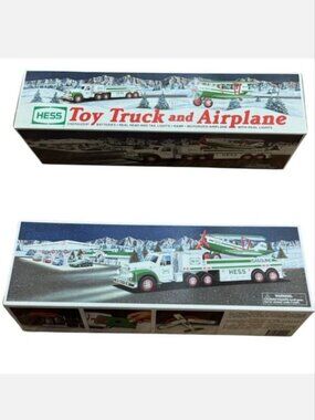 Vintage 2002 Hess Toy Truck and Airplane Brand New in Original Box